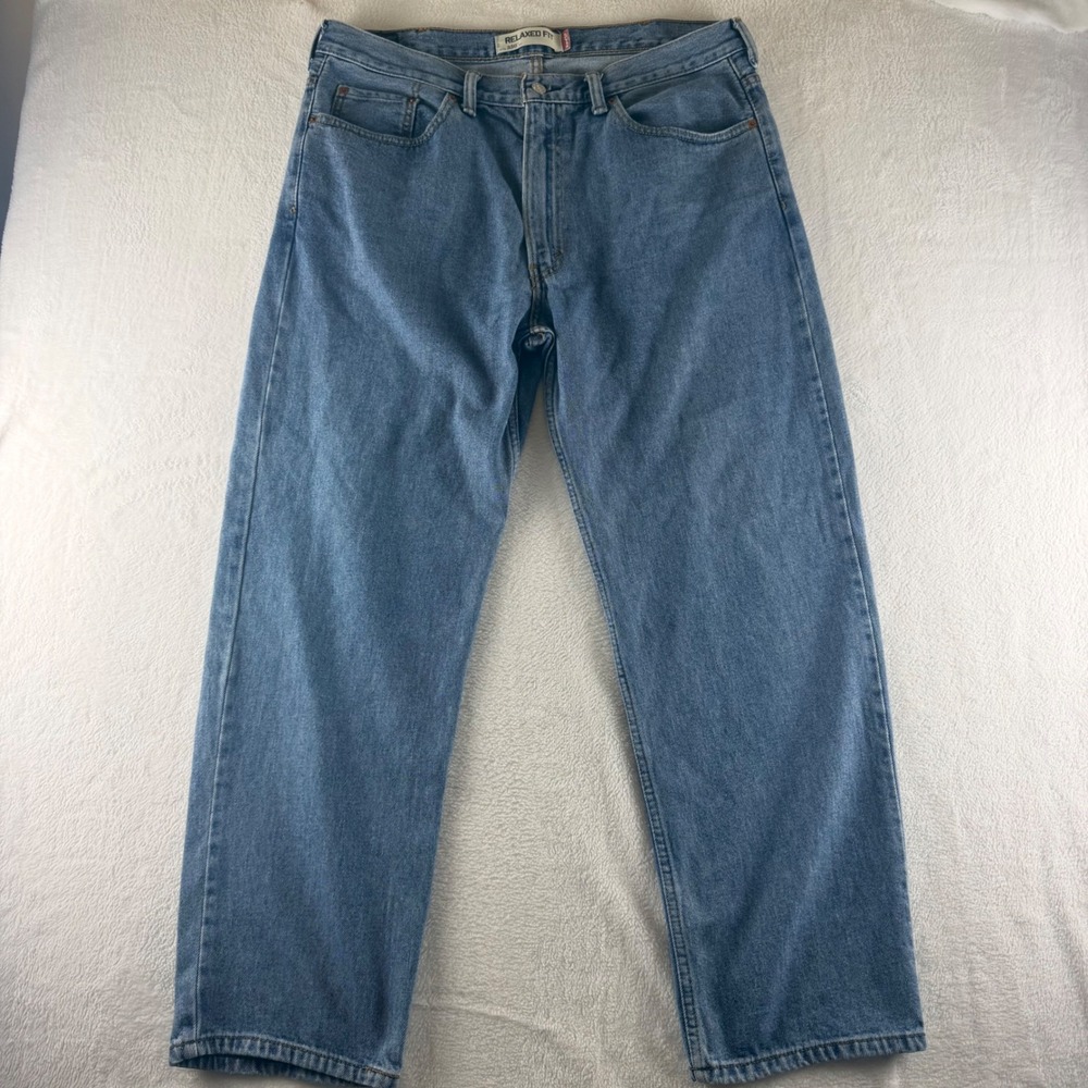 Levi's Jeans 550 Relaxed Fit  Denim Mens Y2K 38x30 Straight Leg Casual Classic